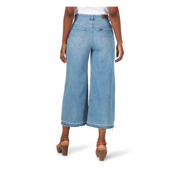 Lee Heritage A/Line wide leg cropped pants - Picture 2 of 9